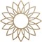 Ekena Millwork Daisy Wood Fretwork Pierced Ceiling Medallion, Hickory, 36"OD x 13 7/8"ID x 3/8"T CMWP36X36X0375DAHI - alternate 1